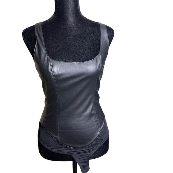 Free People Womens She's A Vegan Bodysuit Size SP - Picture 2 of 10